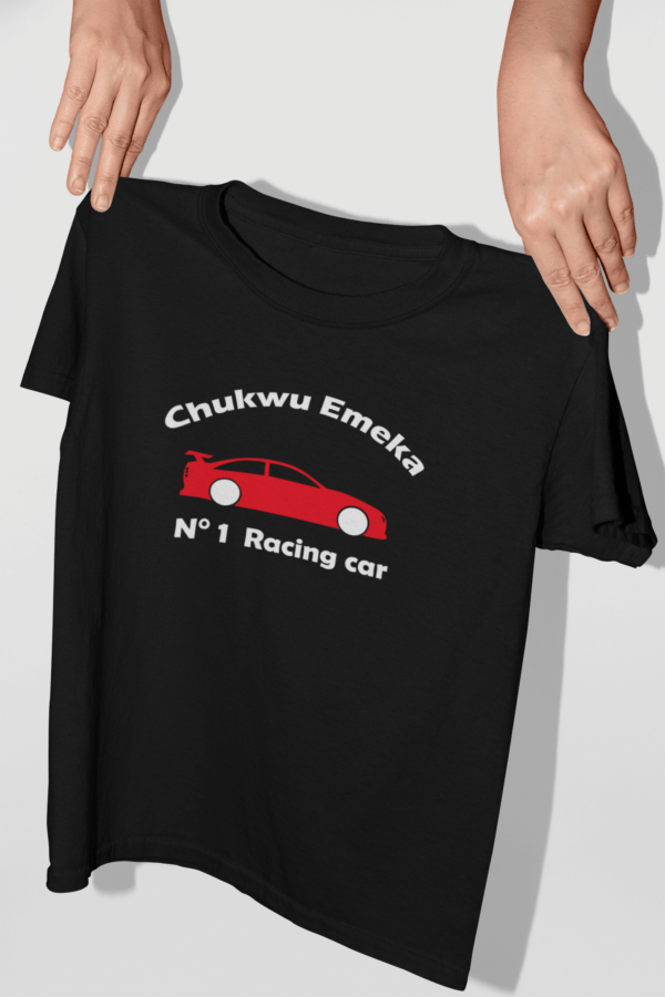 Chukwu Emeka Red racing car boy's T-shirt – Bild 3