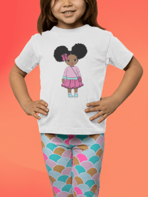 Afro Girls on Skirt T-shirt