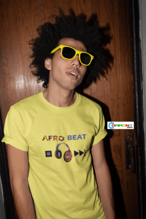Afro Beat Ankara Headphone Men T-shirt